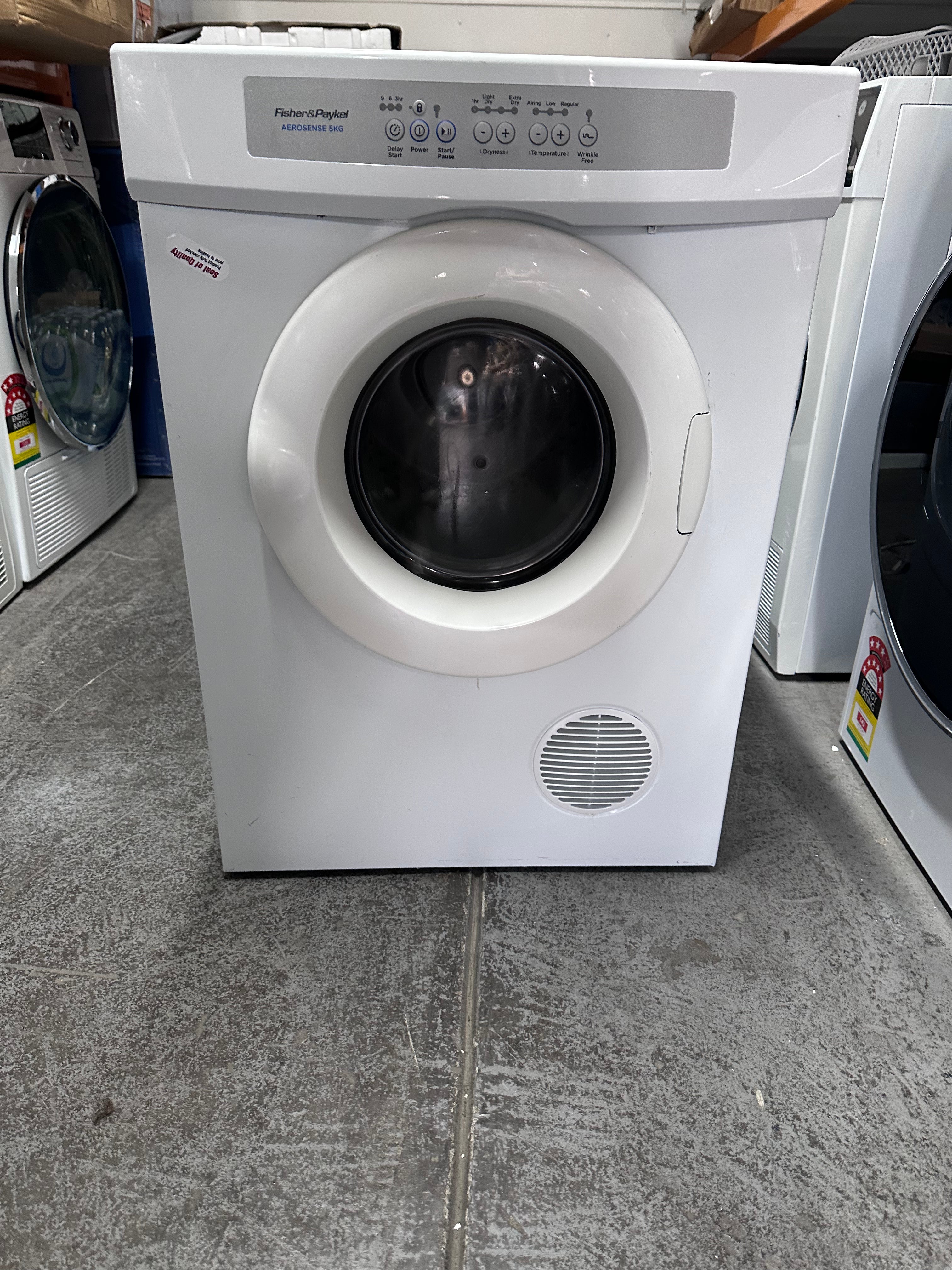 Refurbished Fisher & Paykel 5kg AeroSense Dryer - Compact & Energy Efficient Clothes Dryer for Apartments, Laundry Rooms & Small Spaces