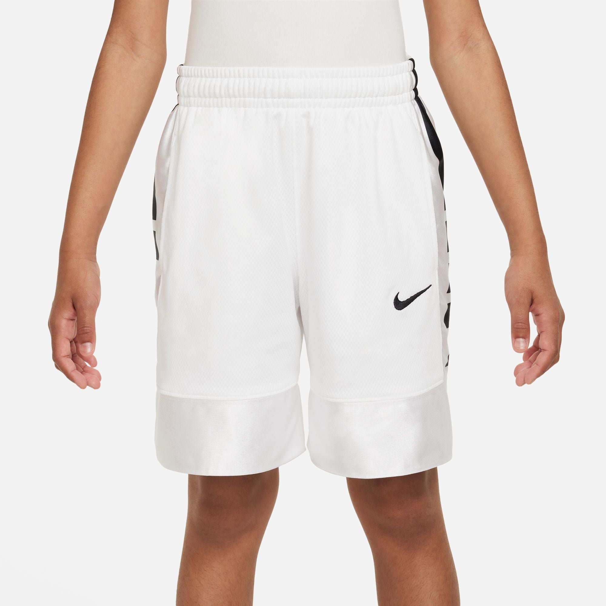Nike Elite 23 Stripe Basketball Shorts for Boys - Breathable Mesh Fabric with Moisture-Wicking Technology - Perfect for Basketball Games, Training, and Casual Wear