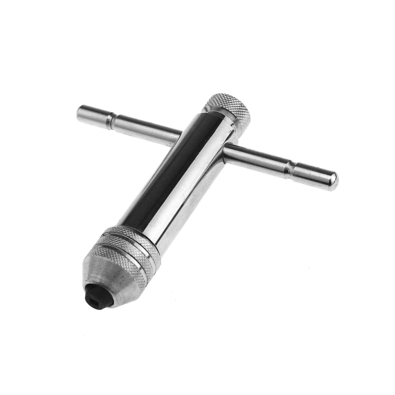 Reversible Ratchet Tap Holder Wrench Handle - Adjustable T-Handle Tool Set M3-M8 & M5-M12 for Metalworking, Plumbing, and DIY Projects - SING F LTD