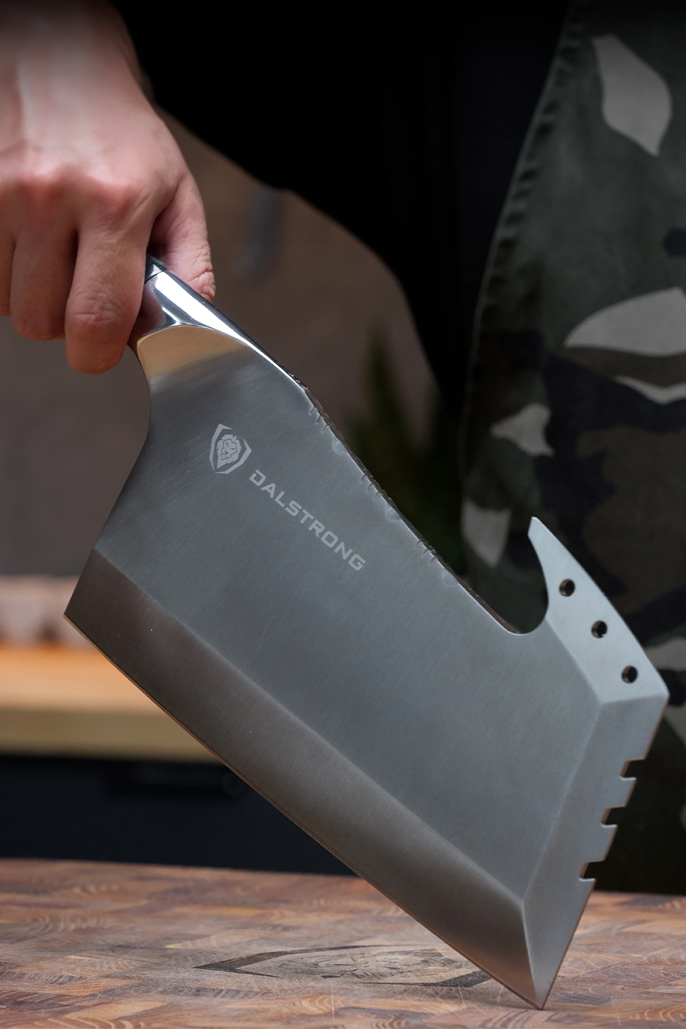 Dalstrong Valhalla Series Obliterator Cleaver Knife - High Carbon German Steel, Razor Sharp Blade for Professional Chefs & Home Cooking - Perfect for Meat Cutting, Chopping Vegetables & Outdoor Camping