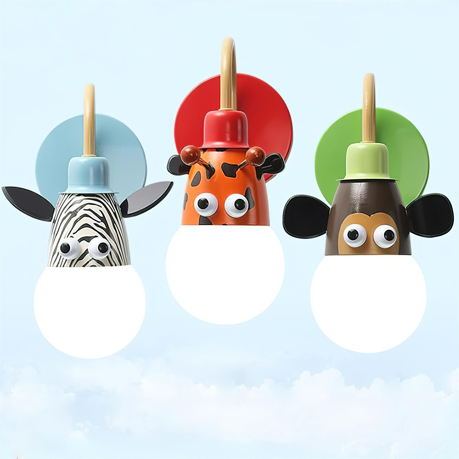 Cute Cartoon Animal Night Light for Kids - LED Nursery Wall Lamp for Bedroom, Baby Room Decor - Perfect for Bedtime Stories & Nighttime Comfort
