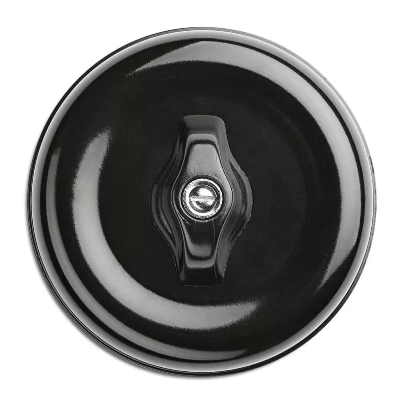 Korsströmbrytare (Rotary Switch) - Bakelit Surface Mounted | Durable Electrical Switch for Industrial Control Panels & Vintage Equipment