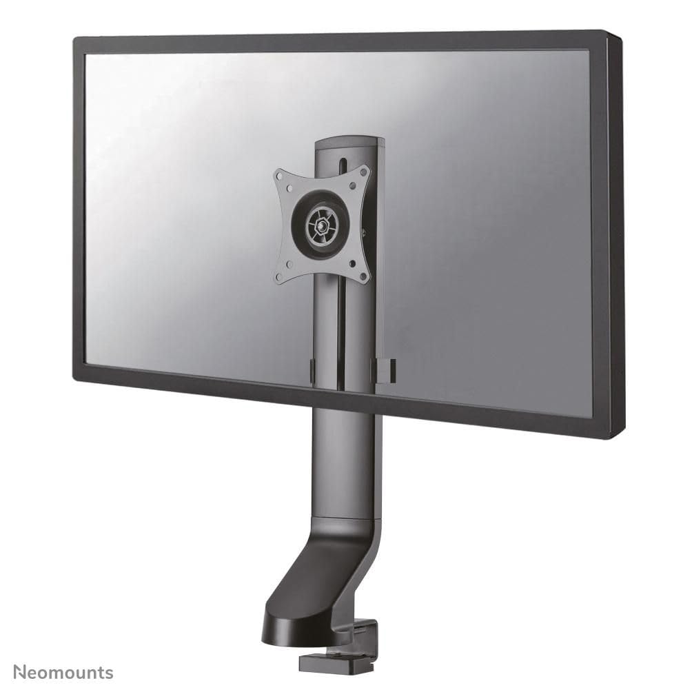 Newstar FPMA-D860BLACK Adjustable Monitor Stand for 10-32 Inch Screens - Ergonomic Tilt, Swivel & Height Adjustable Desk Mount - Black - Perfect for Home Office, Gaming & Workspace Setup
