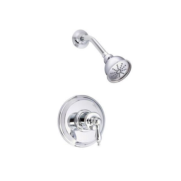 Danze Prince Chrome Single Handle Pressure Balance Shower Faucet with Rough-in Valve - Perfect for Bathroom Renovation & Modern Home Upgrade