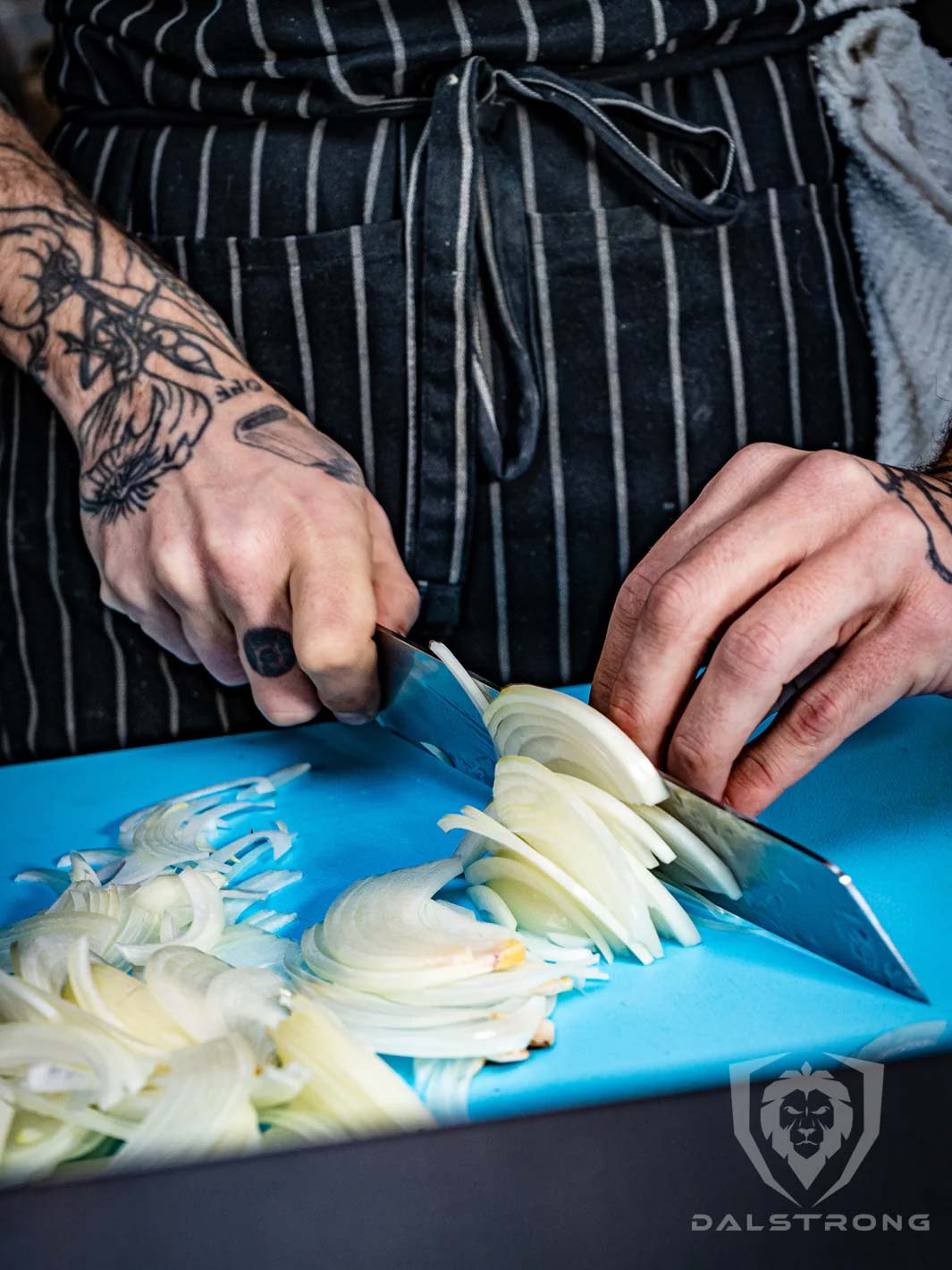Premium Kiritsuke Chef Knife 8.5 Inch - Professional Japanese Kitchen Knife | Gladiator Series | NSF Certified | Dalstrong © | Perfect for Sushi, Vegetables & Precision Cutting