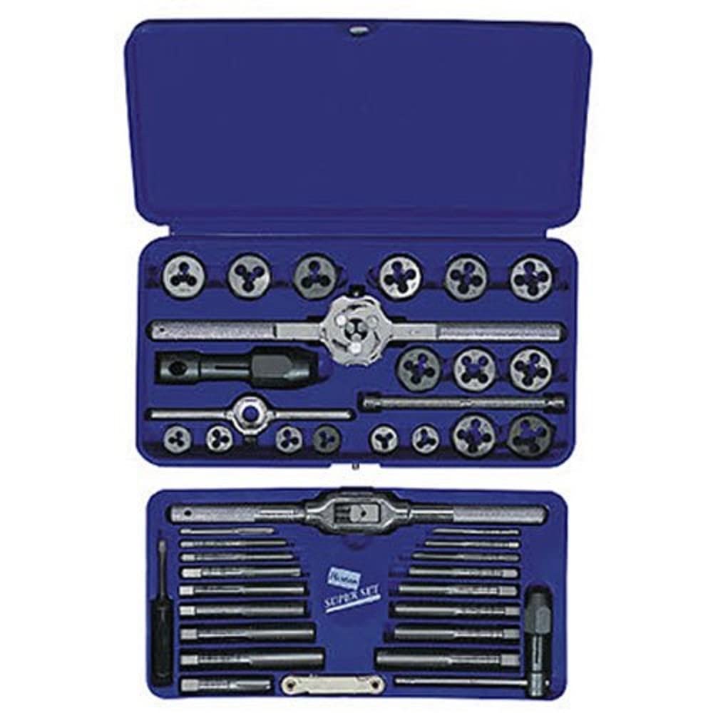 IRWIN 41-Piece Metric Tap and Die Set (26317) - Professional Thread Repair Kit for Metalworking, Automotive & DIY Projects