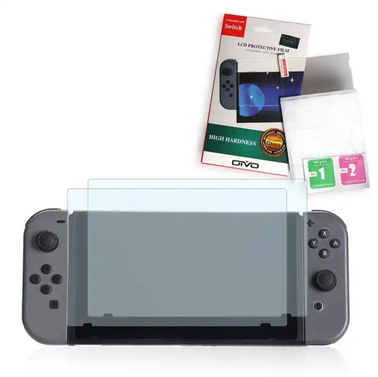 Nintendo Switch Screen Protector - Tempered Glass, Anti-Scratch & Bubble-Free - Perfect for Gaming, Travel & Everyday Protection