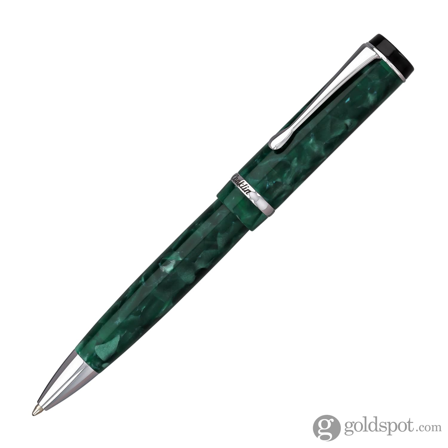 Conklin Duragraph Ballpoint Pen - Forest Green Fountain Pen for Writing, Journaling & Office Use - Premium Gift for Professionals & Students