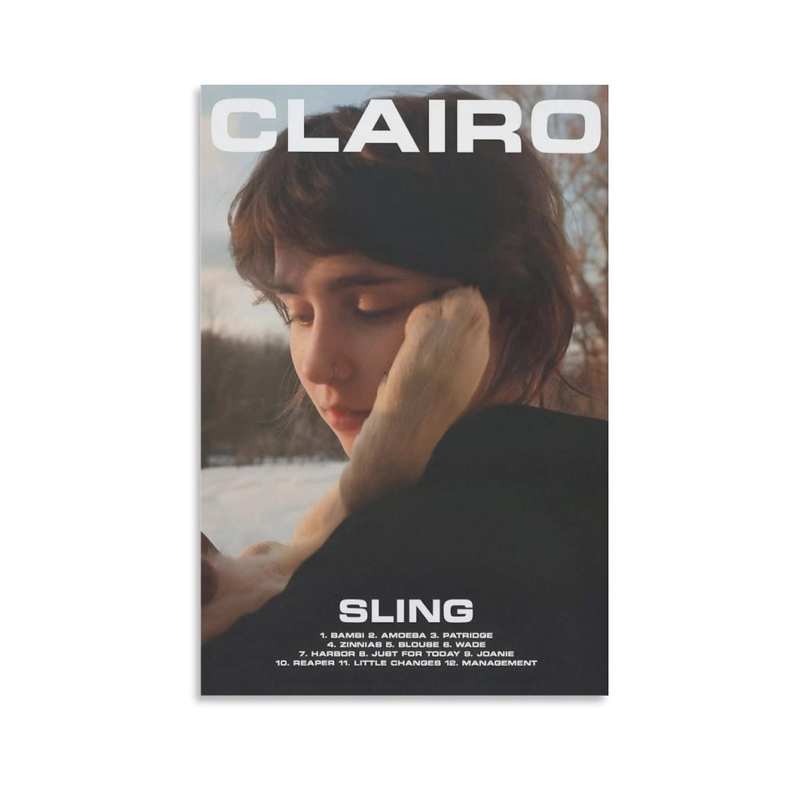 Clairo Sling Canvas Poster - 12x18inch (30x45cm) Unframed Wall Art for Bedroom, Office & Sports Decor - Perfect Gift for Home & Landscape Enthusiasts