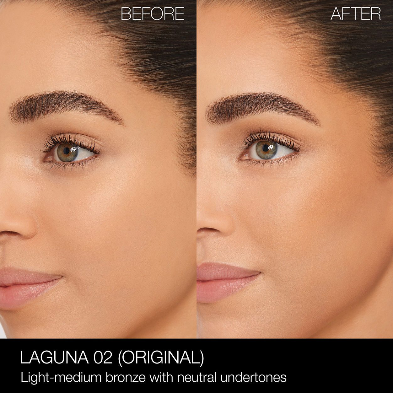 Laguna Bronzing Powder - Matte & Shimmer Finish for Sun-Kissed Glow | Perfect for Contouring & Highlighting | Ideal for Everyday Makeup & Special Occasions