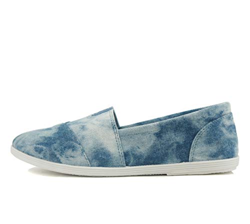 OBJI-S Women's Slip-On Loafers - Breathable Linen Canvas Shoes with Memory Foam & Gel Insoles for Comfort - Perfect for Casual Wear, Office, and Travel