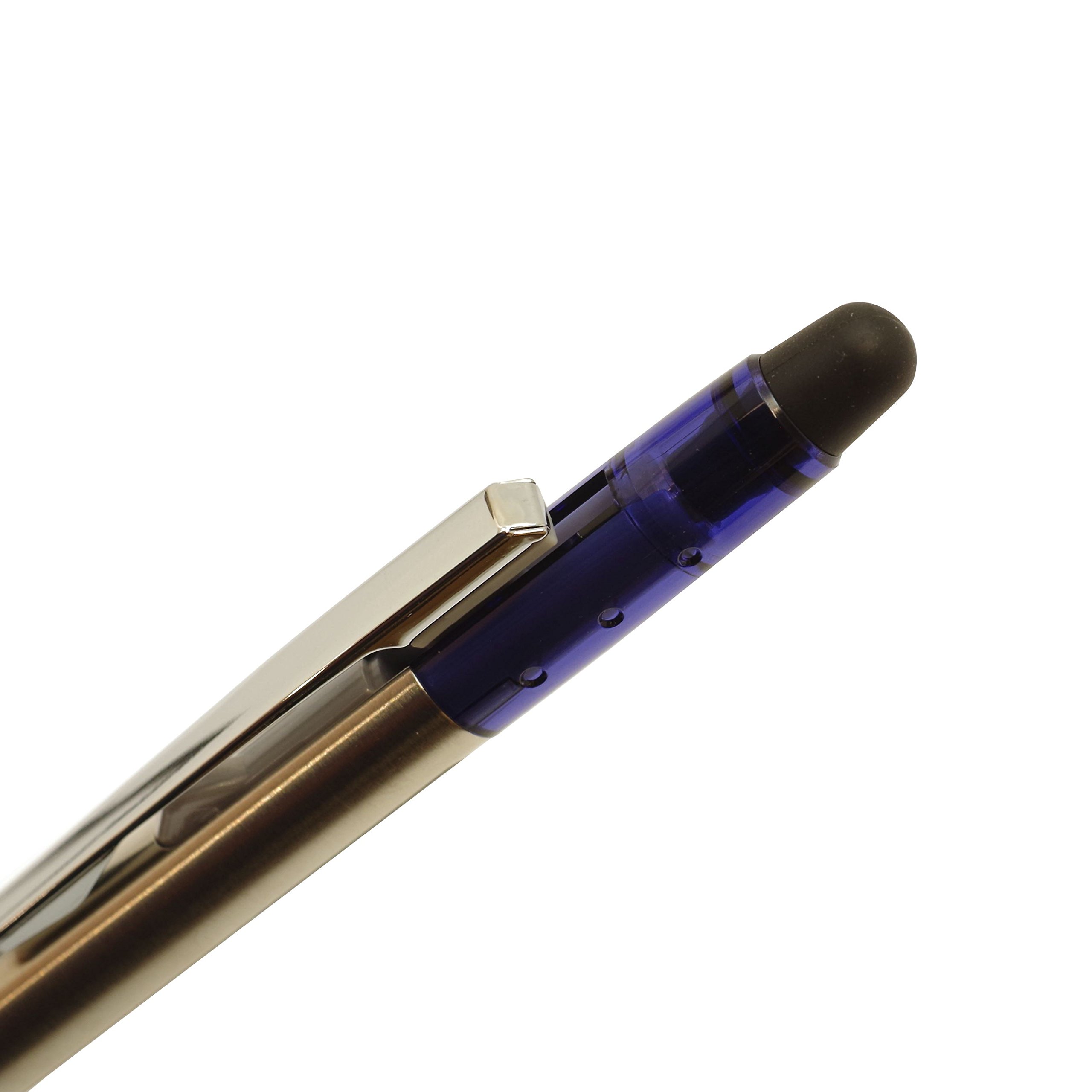 Pilot Frixion Ball Slim Biz Erasable Ballpoint Pen - Black & Blue Ink - Smooth Writing for Office, School & Note Taking - Ideal for Planners, Journals & Everyday Use