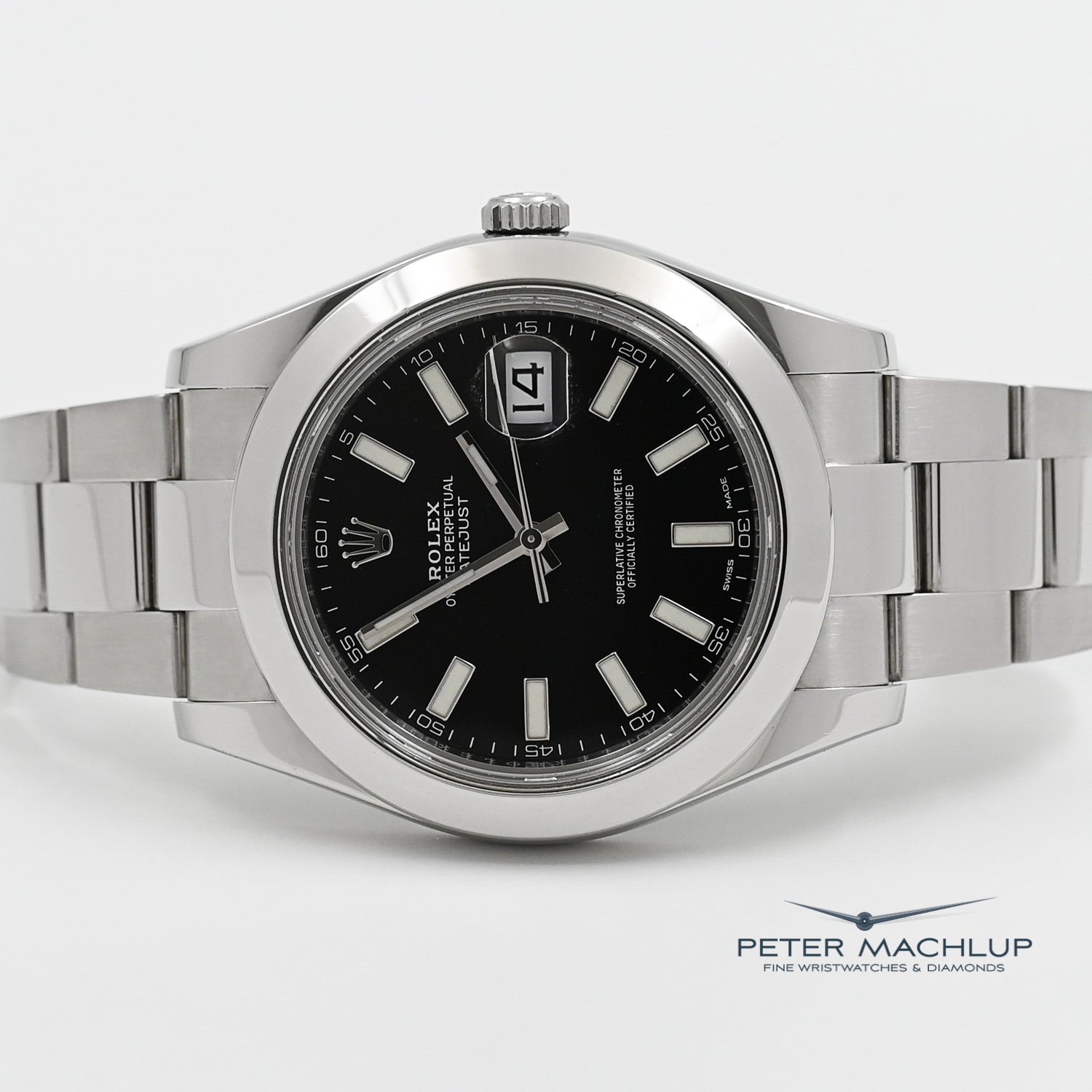 Rolex Datejust 41 Stainless Steel Men's Watch 2014 Model - Luxury Timepiece for Business, Formal Occasions & Special Events