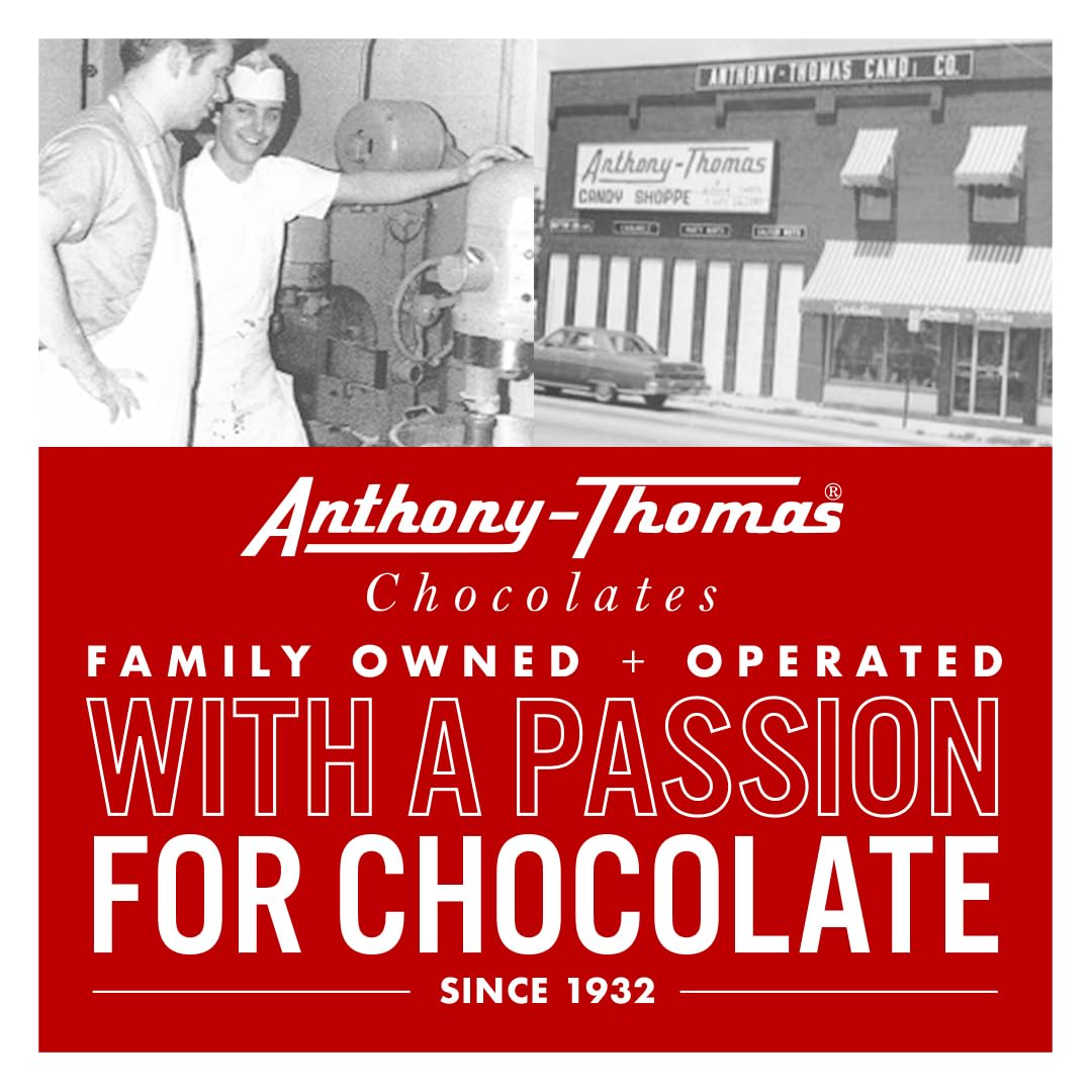 Anthony Thomas Ohio State Buckeyes Box - 6 Count Delicious Peanut Butter & Milk Chocolate Buckeyes | Great Tasting Snacks for Gifts, Parties & Game Day Treats