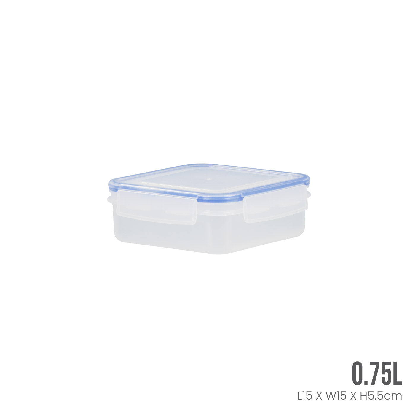 Fresh & Tight Container SQ1 (1701) - Airtight Food Storage for Kitchen, Pantry, and Meal Prep - Perfect for Dry Goods, Snacks, and Leftovers