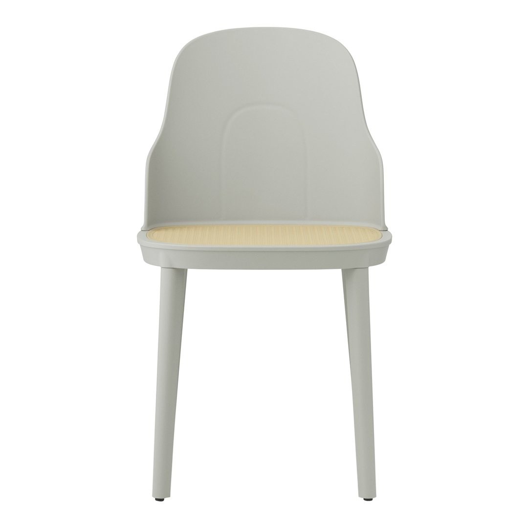 Allez Modern Dining Chair with Wicker Seat - Comfortable Rattan Accent Chair for Kitchen, Dining Room, or Patio - Perfect for Indoor and Outdoor Use
