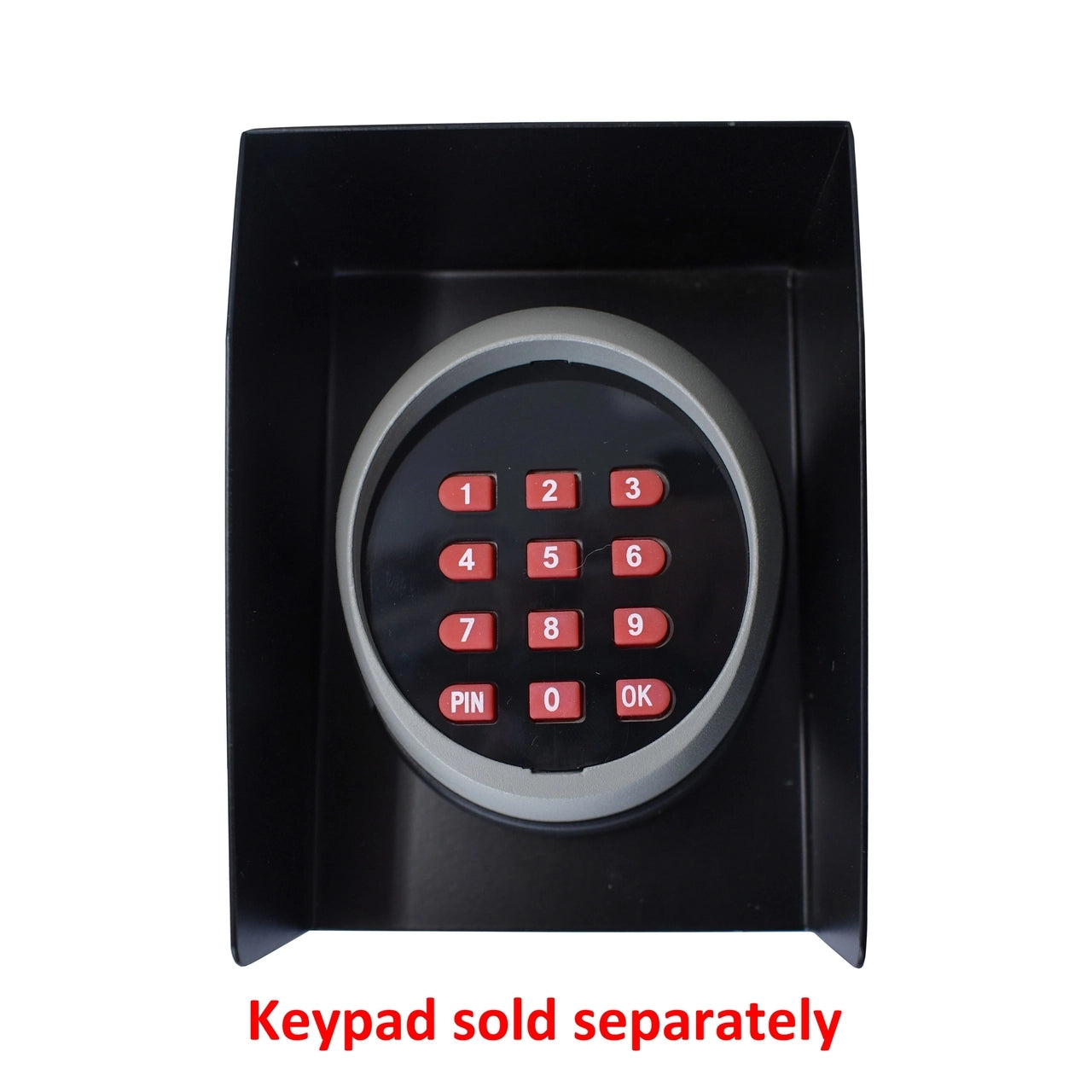Aleko LM169 Heavy Duty Metal Keypad Box - Secure & Durable Outdoor Keypad Enclosure for Home & Business Security Systems