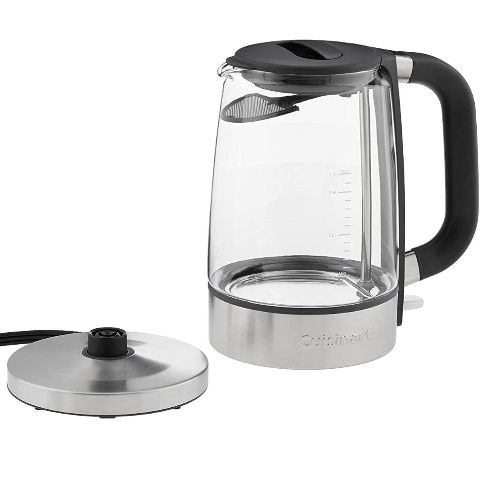 Cuisinart ViewPro Cordless Electric Kettle - Fast Boiling, 1.7L Capacity, Auto Shut-Off & Boil-Dry Protection - Certified Refurbished with Warranty - Perfect for Home, Office & Tea/Coffee Brewing