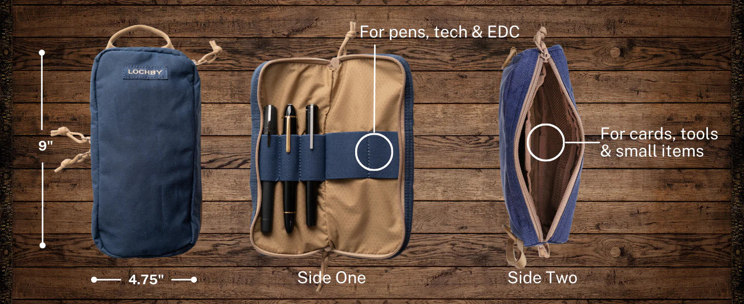LOCHBY Venture Pouch - Waterproof & Durable EDC Organizer for Travel, Hiking & Everyday Carry | Compact Gear Storage for Tech, Tools & Essentials