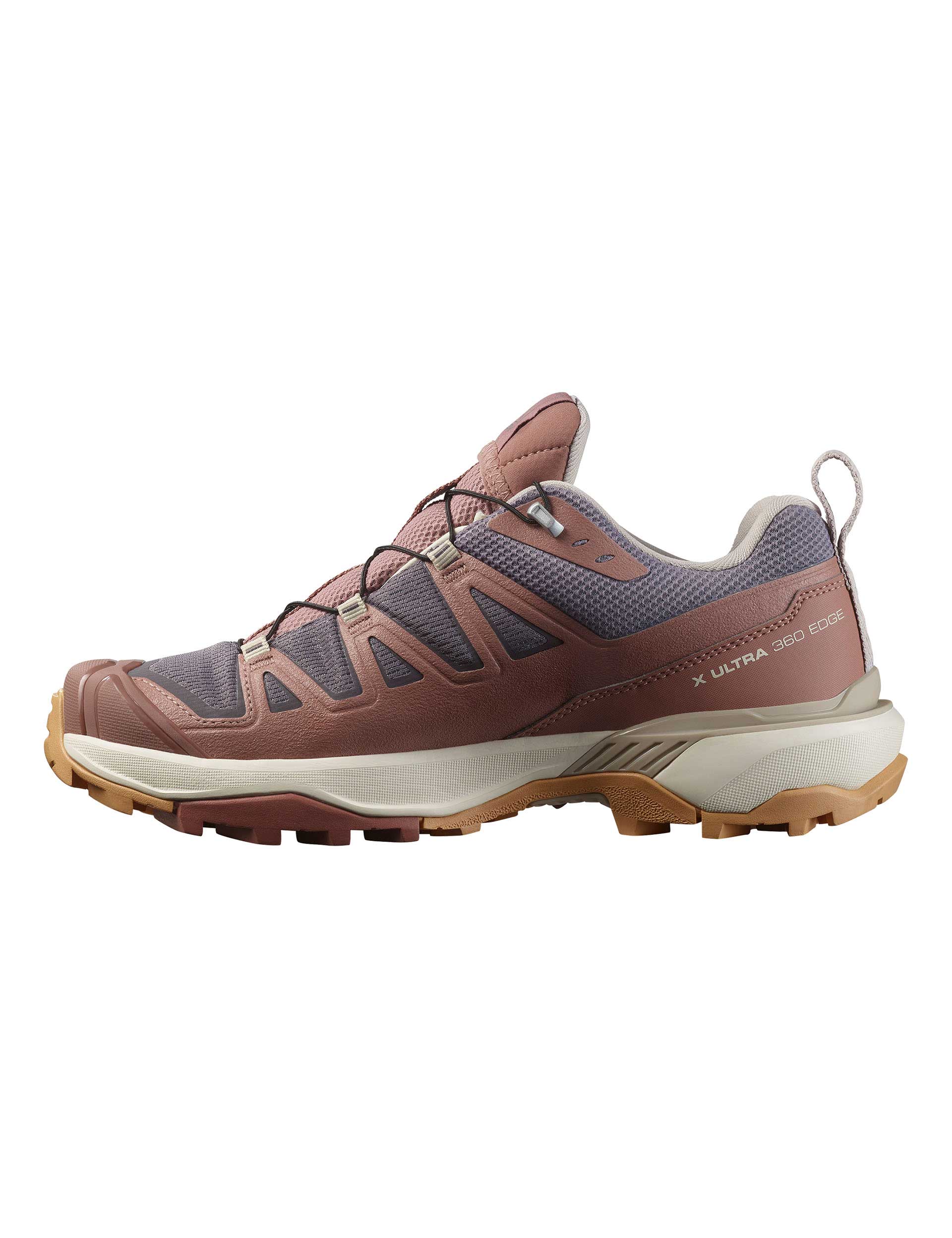 X Ultra 360 Edge Gore-Tex Hiking Boots - Waterproof & Breathable - Excalibur/Burlwood/Silver Cloud - Perfect for Mountain Climbing, Trail Running & Outdoor Adventures