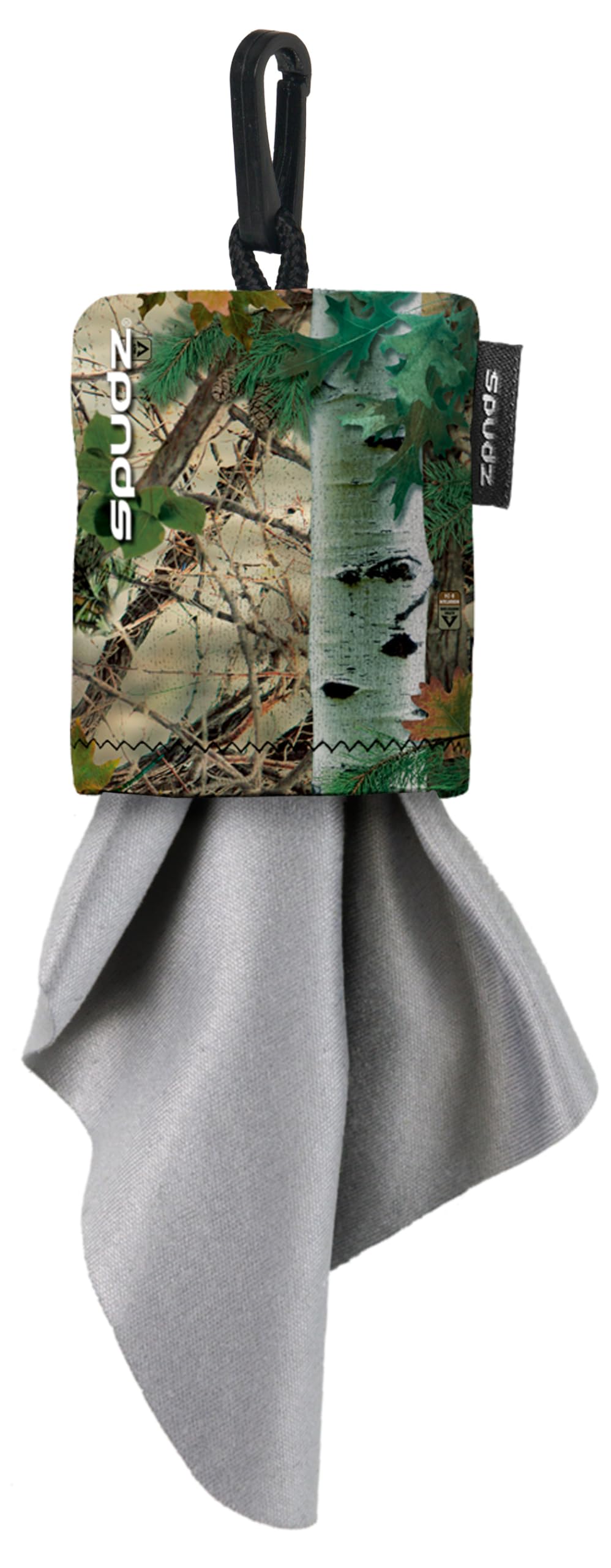 SPUDZ Classic Microfiber Cloth - Premium Screen Cleaner & Lens Cleaner for Phones, Glasses & Cameras (10x10 Inches, Open Bottom Design, Alpine Mountain Camo) - Perfect for Travel, Office & Outdoor Adventures