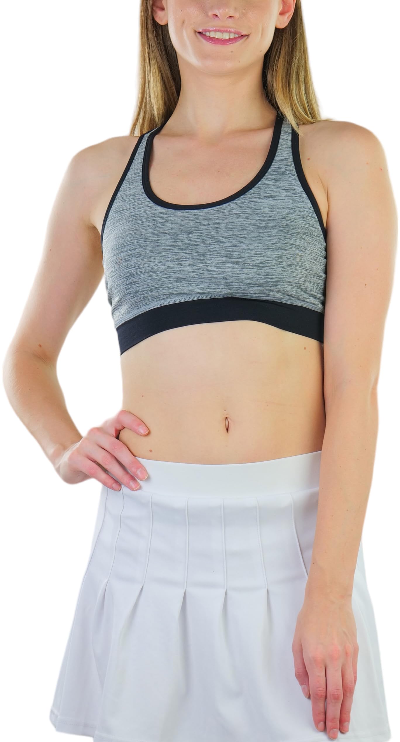 ToBeInStyle Women’s Seamless Supportive Wire-Free Sports Bras & Bralettes - Comfortable Workout & Lounge Wear for Yoga, Running & Everyday Use