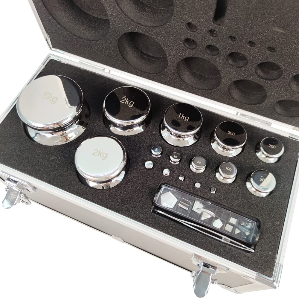 INTBUYING 28pcs F1 Grade Calibration Weights Set (1mg-5kg) - Stainless Steel Precision Scale Weights with Tweezers for Digital Scales, Jewelry Scales & Laboratory Balances | Perfect for Jewelers, Pharmacists & Scientific Measurements
