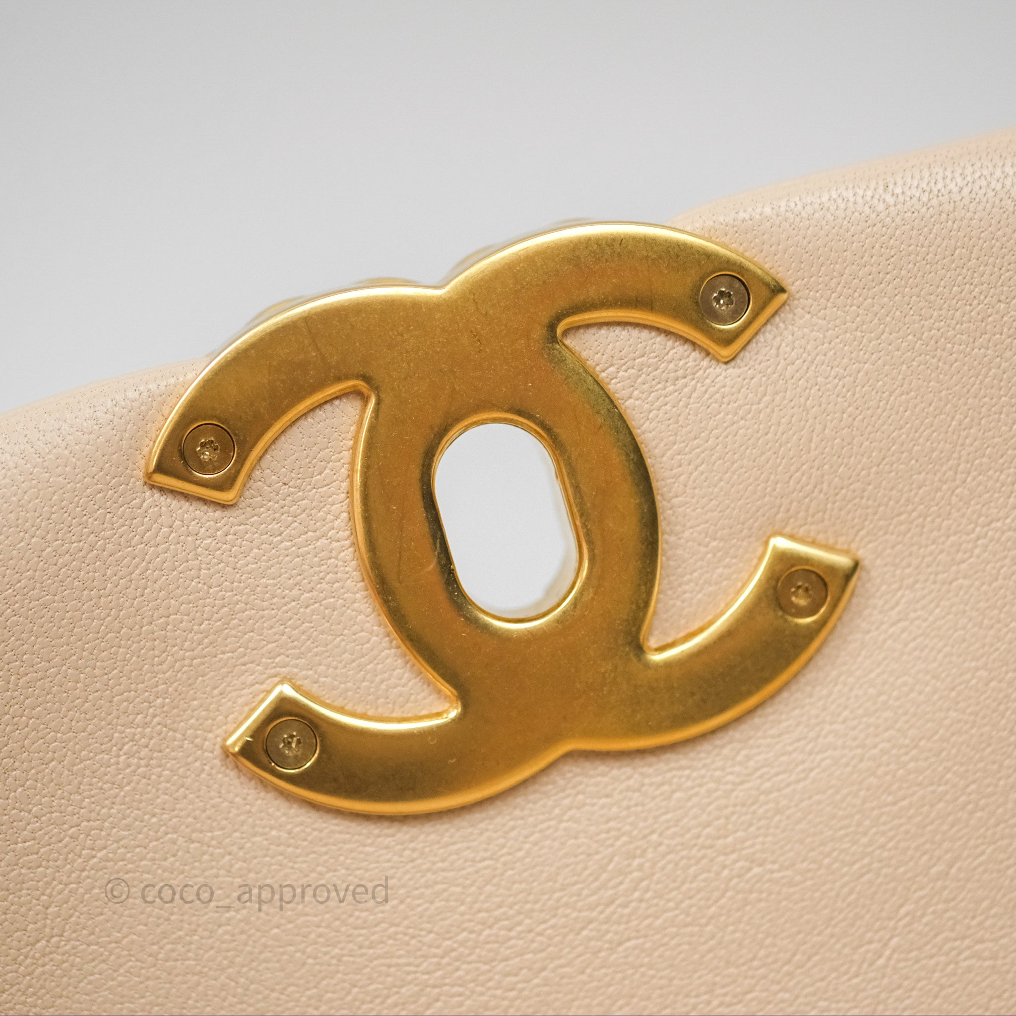 Chanel 19 Small Beige Mixed Hardware Flap Bag - Luxury Designer Handbag for Women | Perfect for Everyday Use, Office & Special Occasions