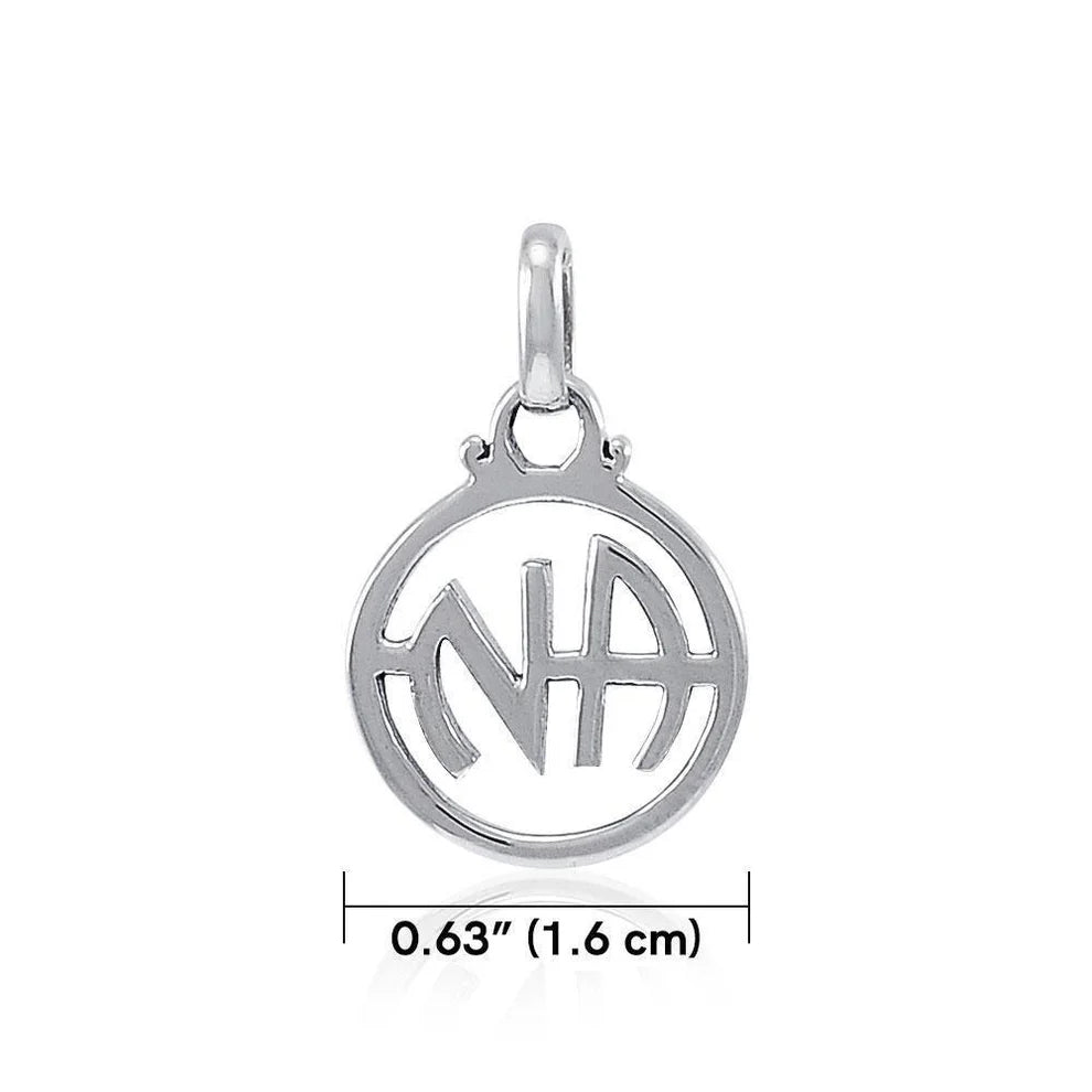 Narcotics Anonymous NA Symbol Pendant - Recovery Jewelry for Addiction Support - Inspirational Necklace for 12 Step Programs & Sobriety Gifts (TPD4341)
