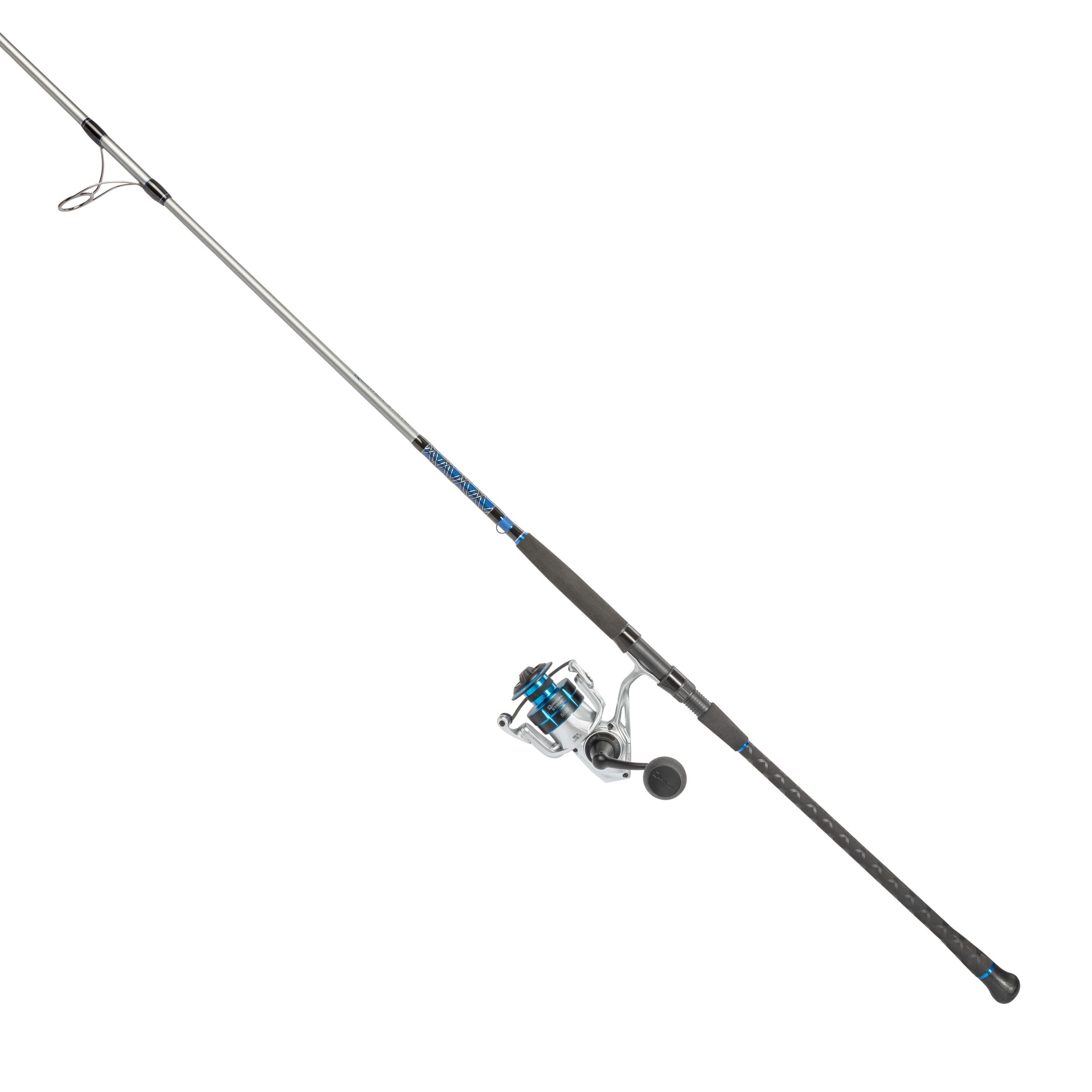 Quantum Strive Spinning Fishing Rod and Reel Combo - Lightweight Graphite Freshwater/Saltwater Fishing Gear for Bass, Trout, Salmon (Perfect for Shore Fishing, Boat Angling & Tournament Use)