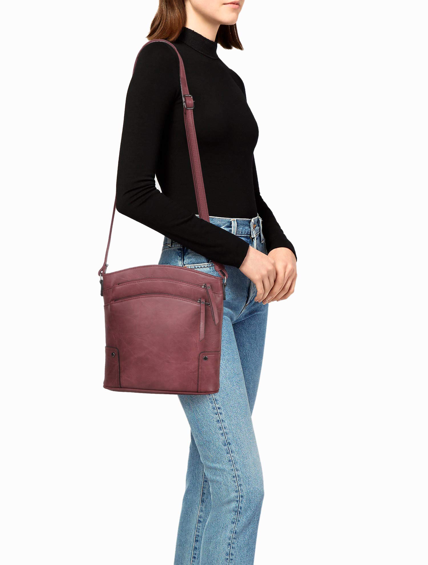 VONMAY Women's Crossbody Bag with Multiple Pockets - Stylish Shoulder Purse for Everyday Use, Travel & Shopping