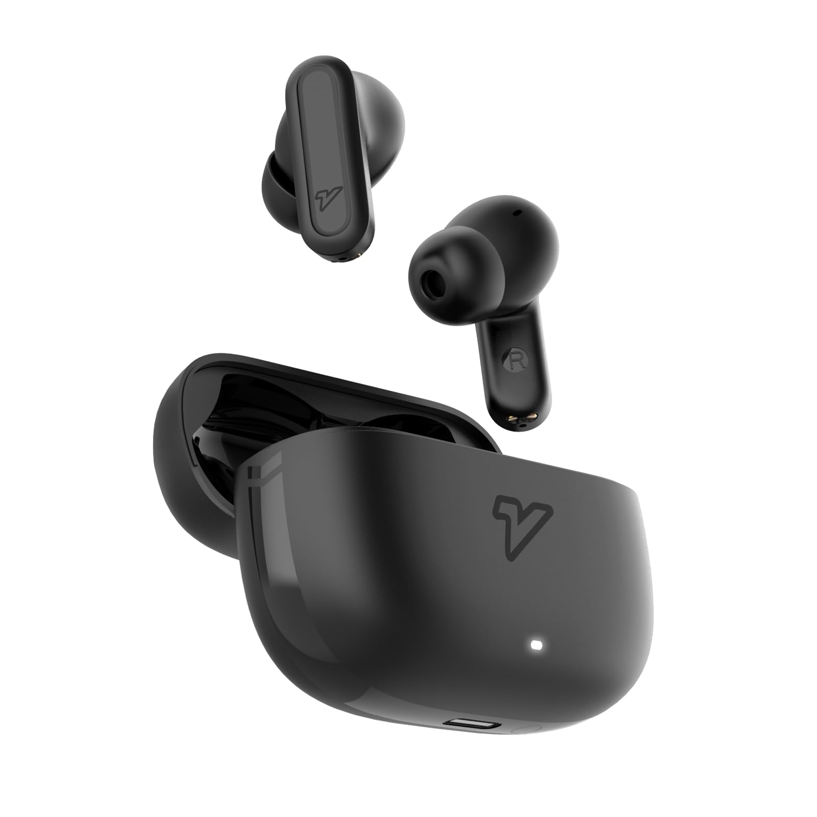 VOKALEN Air Pro True Wireless Earbuds with Hybrid Active Noise Cancelling, Bluetooth 5.3 Headphones, 40H Playtime & Wireless Charging, Custom EQ APP Control, Ergonomic In-Ear Design - Perfect for Travel, Workouts & Commuting
