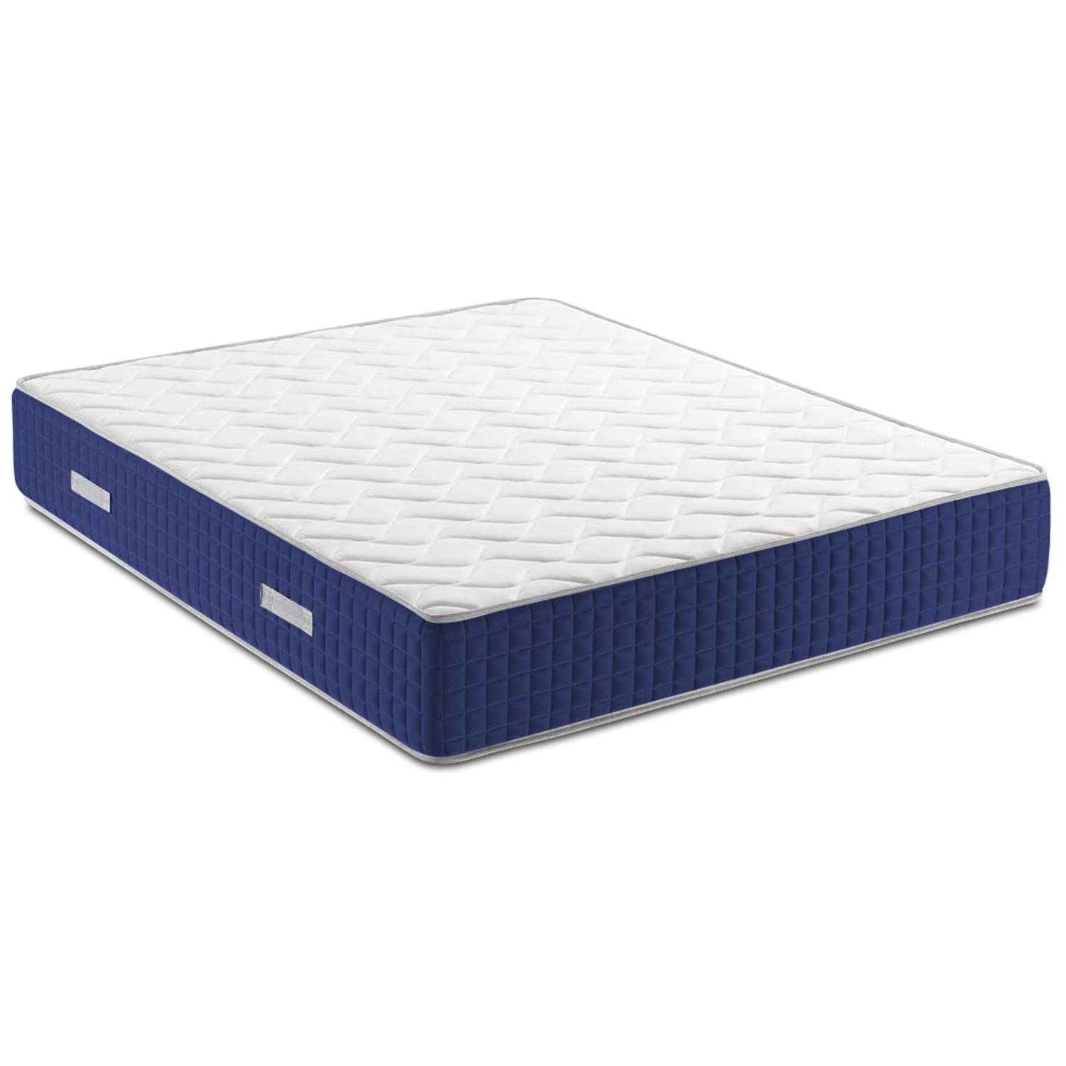 Baldiflex 100x190x25cm Single Pocket Spring & Memory Foam Mattress with 9-Zone Full Air Space Support - Ideal for Small Bedrooms, Guest Beds & Dorm Rooms