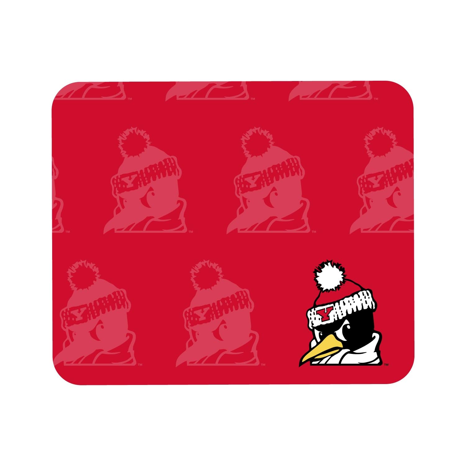 Youngstown State University Mouse Pad - Non-Slip Fabric Gaming & Office Desk Mat with Mascot Design - Perfect for Computer Work, Gaming Setup & Home Office Accessories