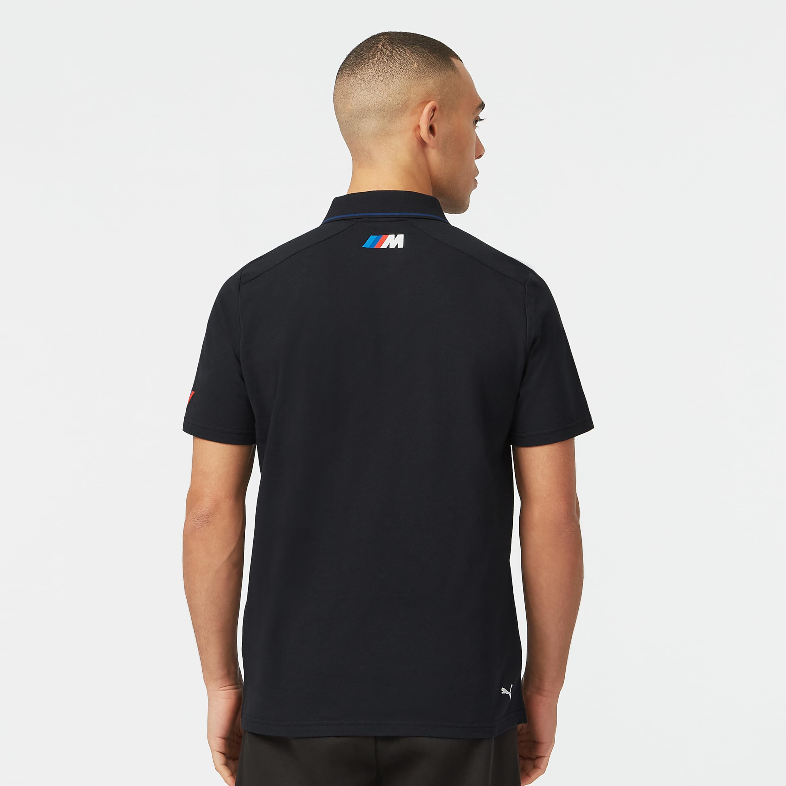 PUMA BMW Motorsports Men's Team Polo Shirt - Performance Golf & Casual Wear - Breathable Moisture-Wicking Fabric for Sports & Everyday Use