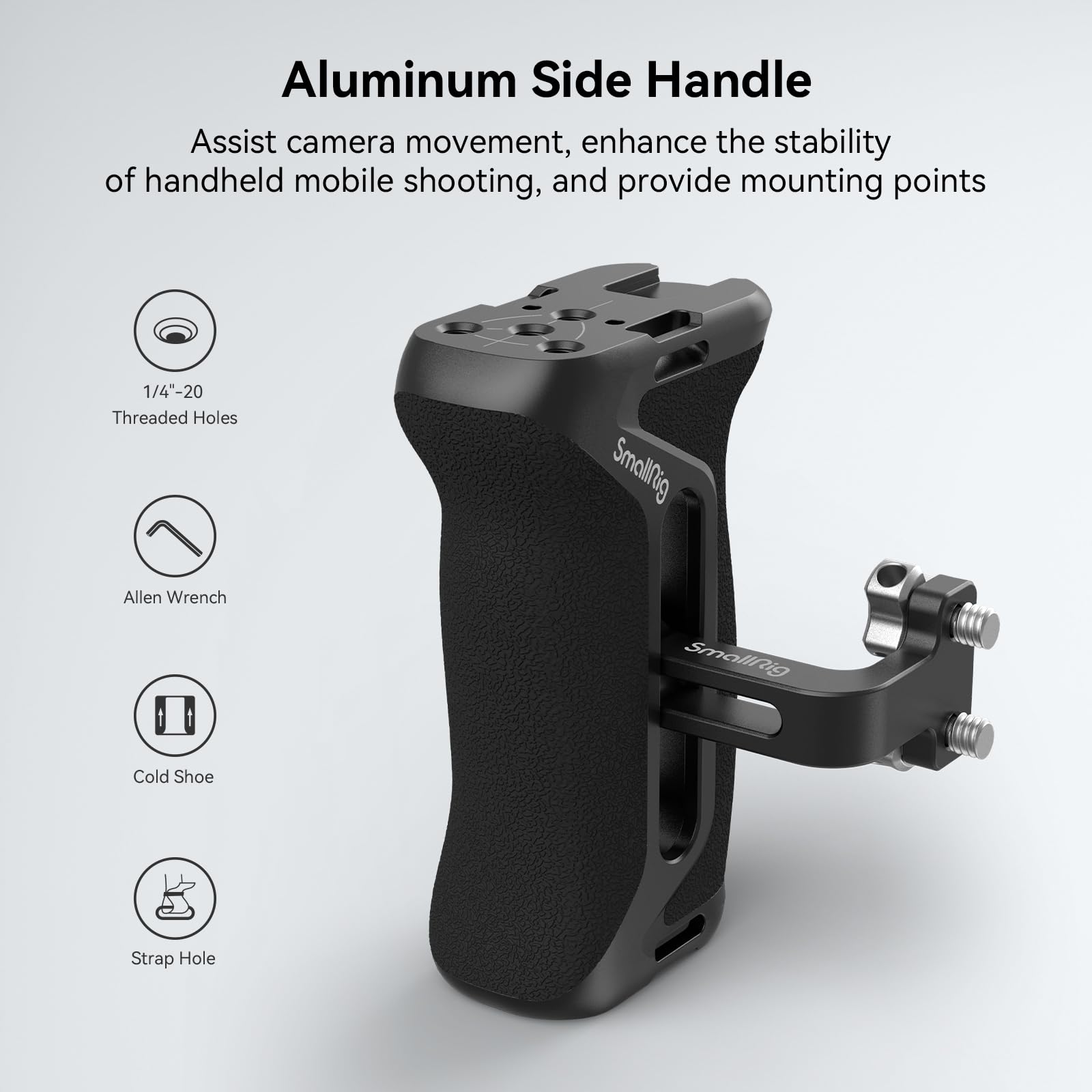SmallRig 3669C Full Cage Kit for Sony A7R V, A7 IV & A7S III - Top Handle, Side Grip & HDMI Cable Clamp | Professional Camera Rig for Vlogging, Filmmaking & Photography