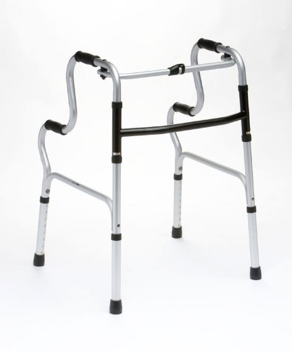 Foldable Walking Frame with Easy Riser - Lightweight Mobility Aid for Seniors & Adults - Ideal for Indoor/Outdoor Use, Travel & Rehabilitation