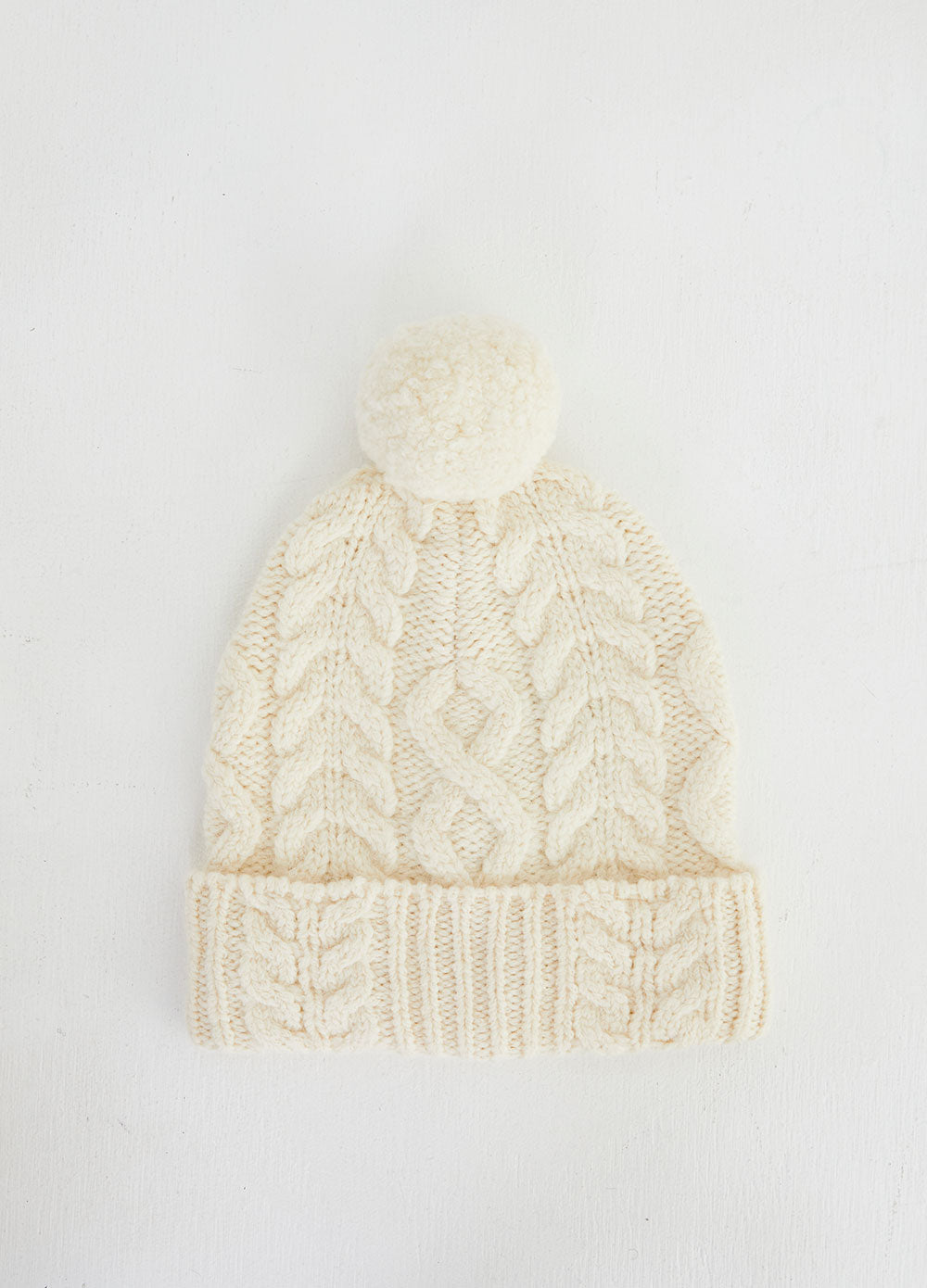 R B Ariel Beanie Ivory - Soft Knit Winter Hat for Women & Men - Cozy Unisex Beanie for Cold Weather, Outdoor Activities & Casual Style