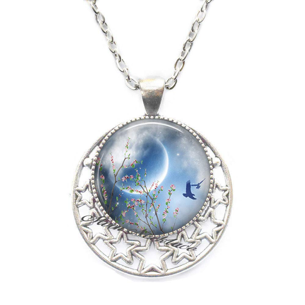 Spring Equinox Pendant Necklace - Wiccan & Pagan Jewelry with Tree Design for Spring Celebrations - Perfect for Ostara Rituals, Nature Lovers & Spiritual Gift Giving
