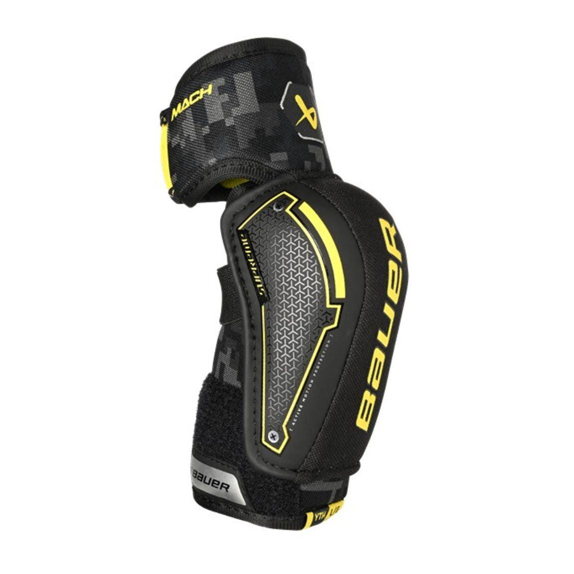 Bauer Supreme Mach Youth Hockey Elbow Pads - Protective Gear for Ice Hockey Players - Perfect for Training & Games