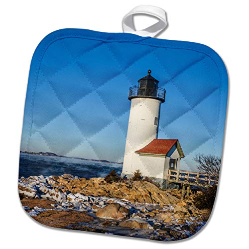Usa, Massachusetts, Cape Ann, Annisquam. Annisquam Lighthouse, Winter