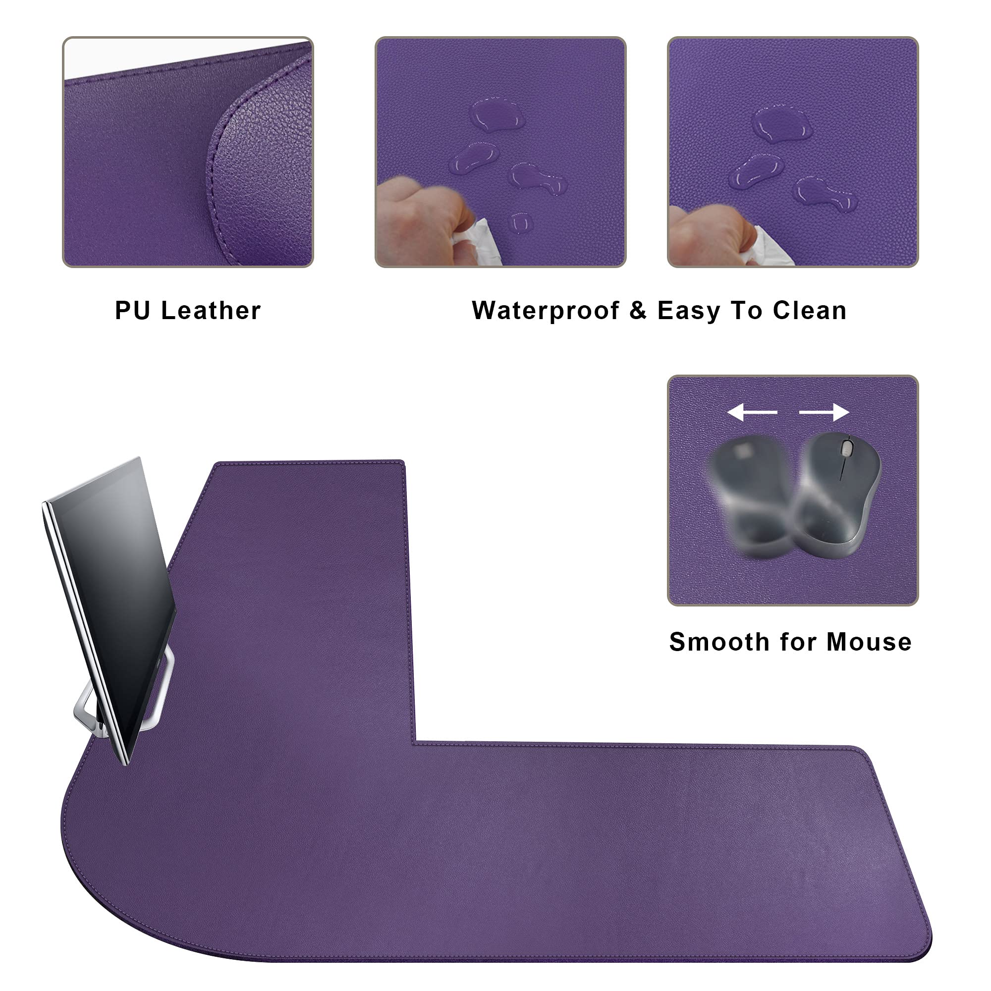 Premium L-Shaped Desk Pad - 54