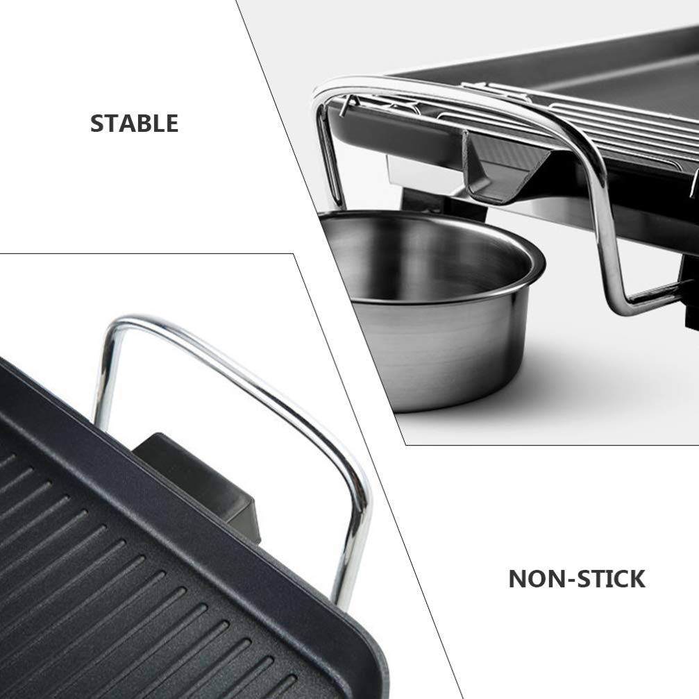 DOITOOL Electric BBQ Grill Set - Smokeless Indoor/Outdoor Grill Machine with Baking Tray, Multi-functional Roaster for Meat, Vegetables & Seafood | Perfect for Backyard Parties, Camping & Family Gatherings