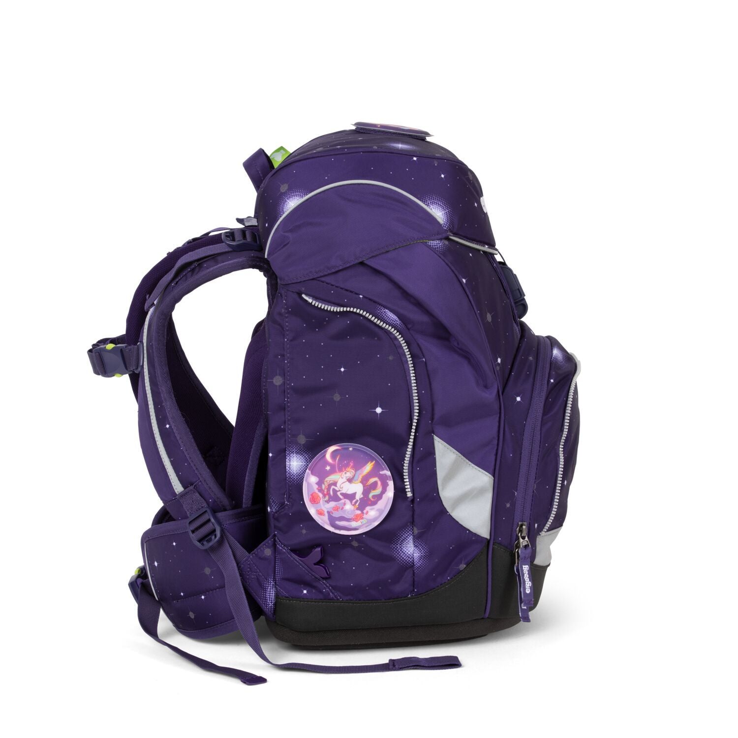ergobag Pack School Backpack 6-Piece Set - Beargasus Glow Edition | Lightweight Durable Kids Bookbag for Elementary Students | Perfect for School, Travel & Outdoor Adventures