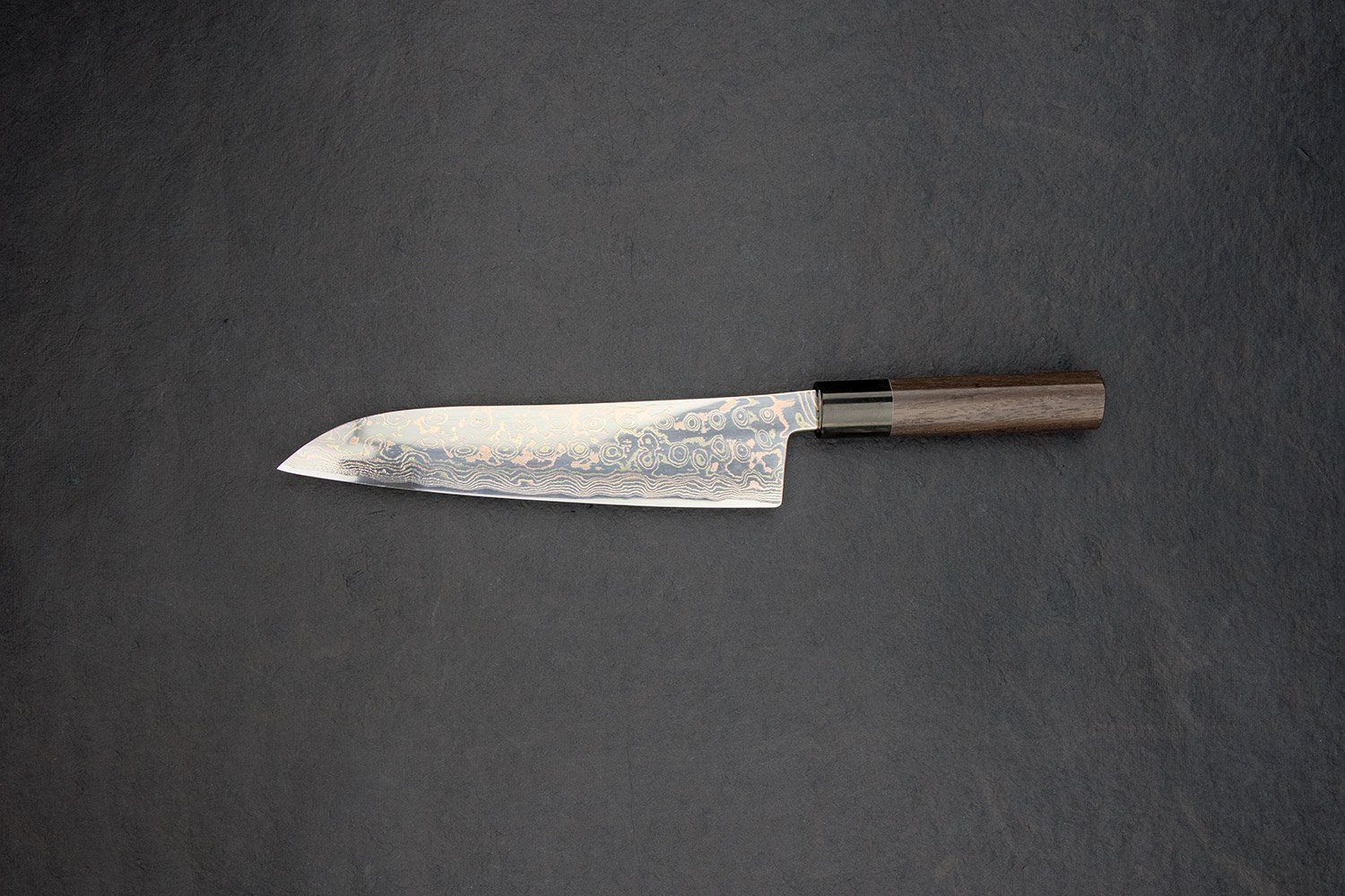 Premium Tsukasa Hinoura VS2 Color Damascus Gyuto 210mm Japanese Chef Knife - Perfect for Sushi, Meat Slicing & Professional Kitchen Use