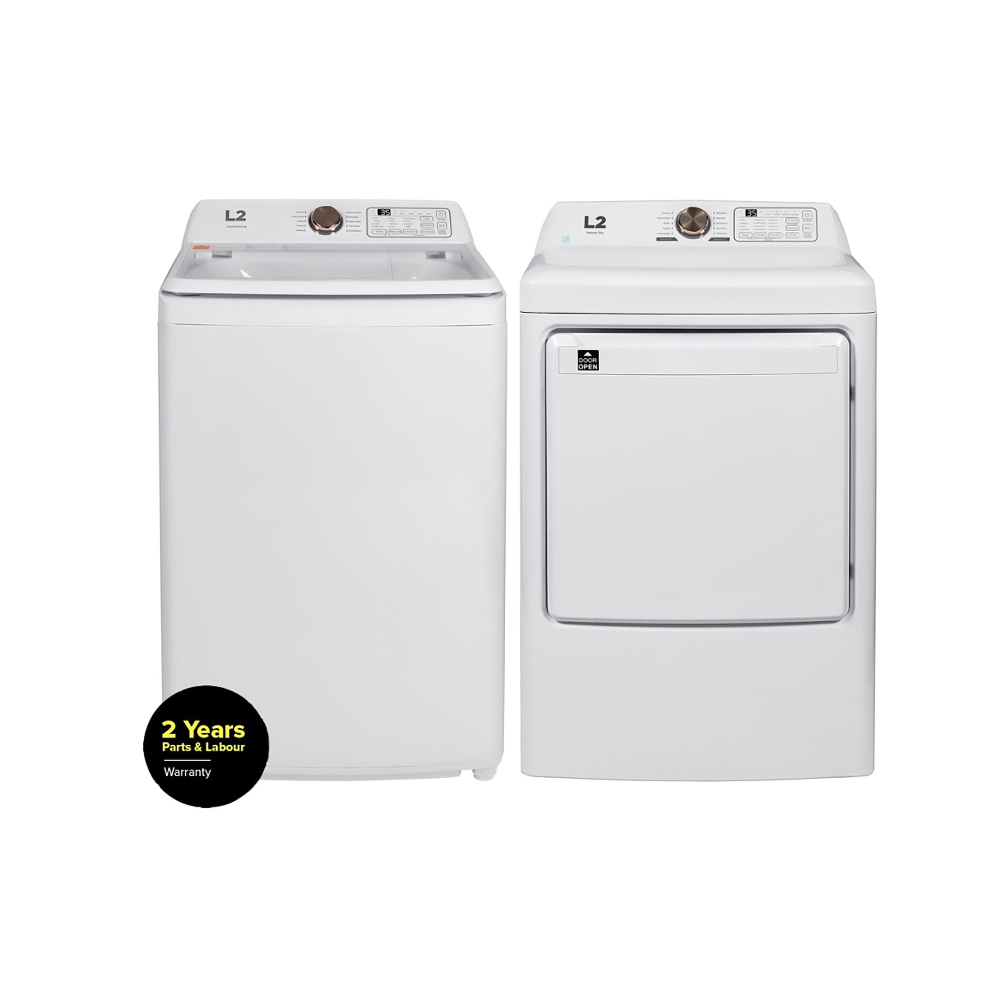**4.7 Cu.Ft. White Top Load Washer & 7 Cu.Ft. Electric Dryer Combo - LT47A3AWW/LE47A3AWW - Perfect for Laundry Rooms & Apartments**