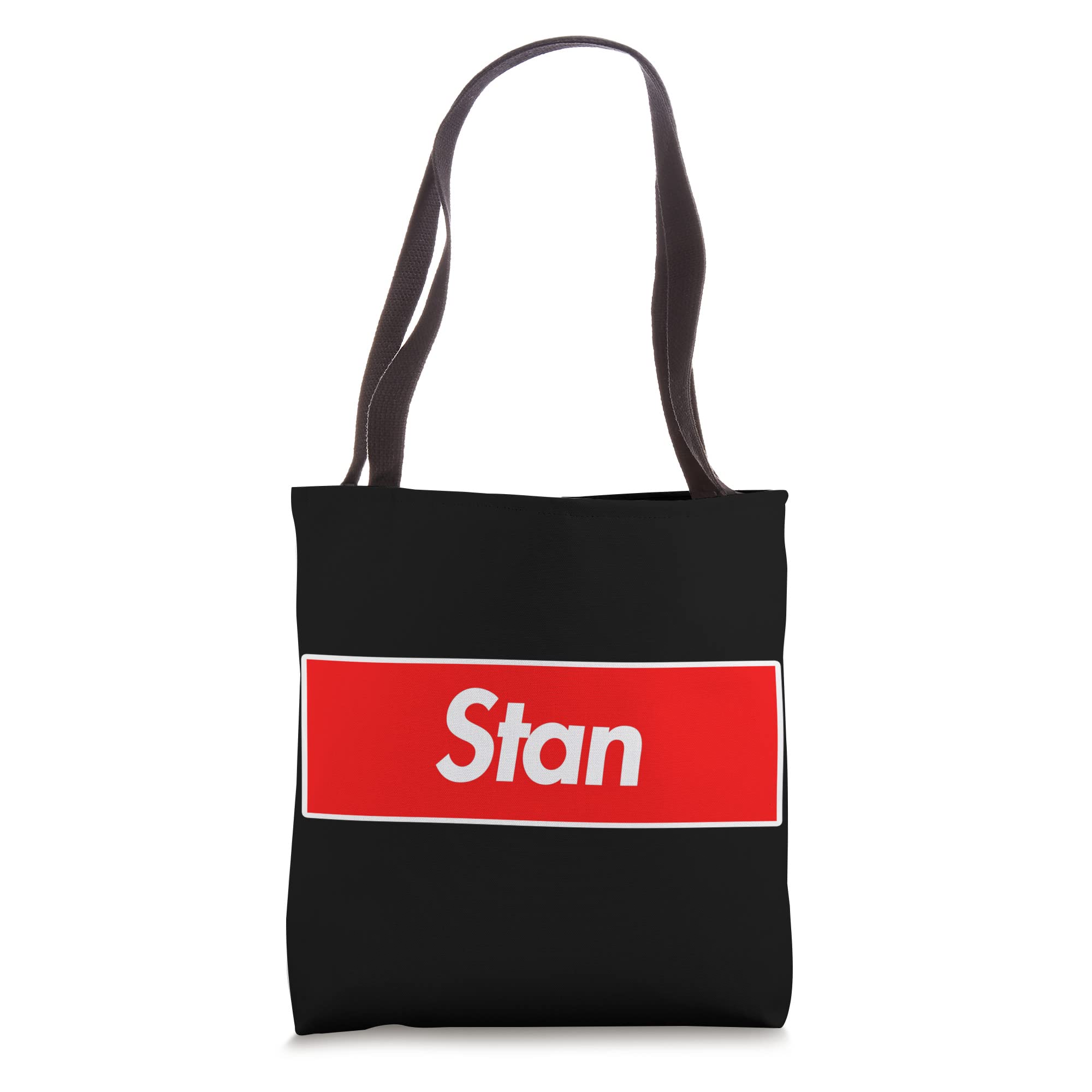 Stan Name Tote Bag - Personalized Cotton Canvas Shoulder Bag for Women & Men - Perfect for Shopping, Beach, Work & Travel Accessories