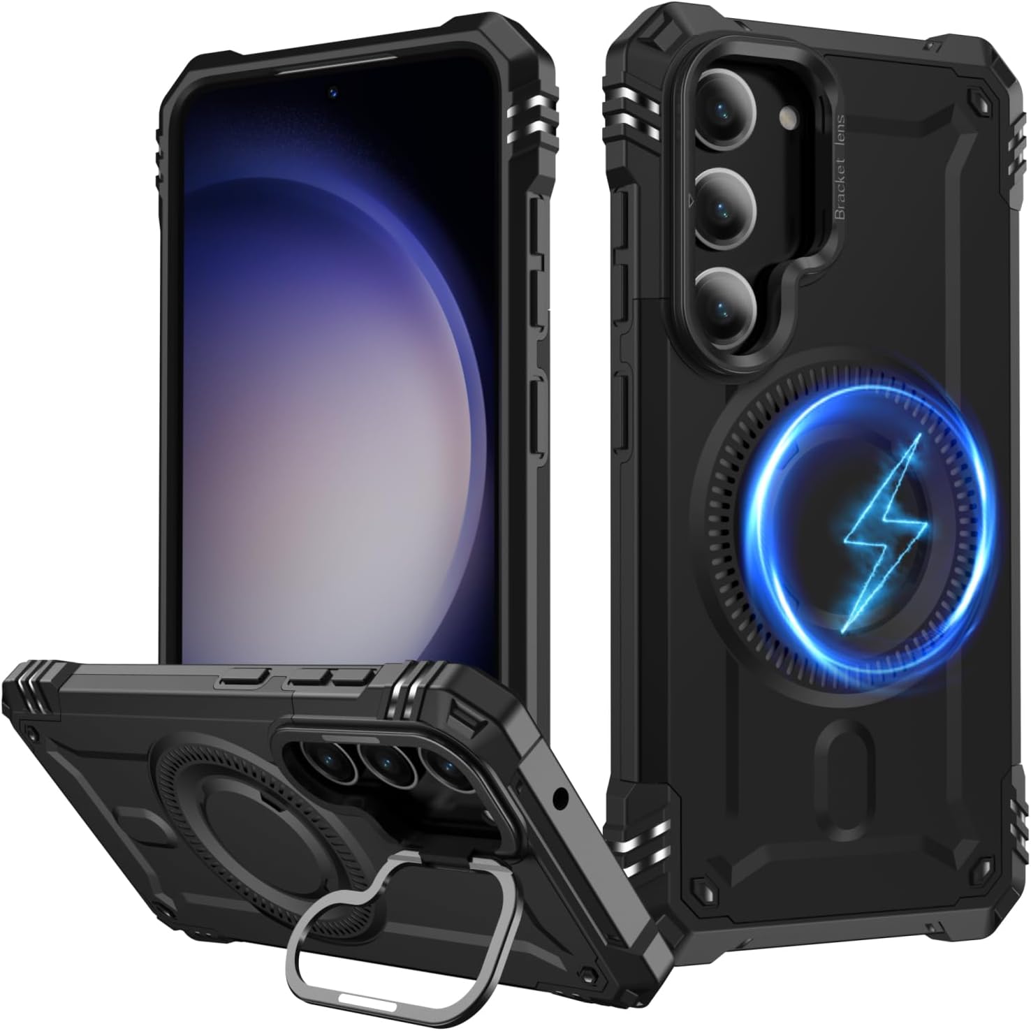 Samsung Galaxy S25 Rugged Military-Grade Shockproof Protective Phone Case - Durable Cover for Outdoor, Work & Extreme Sports