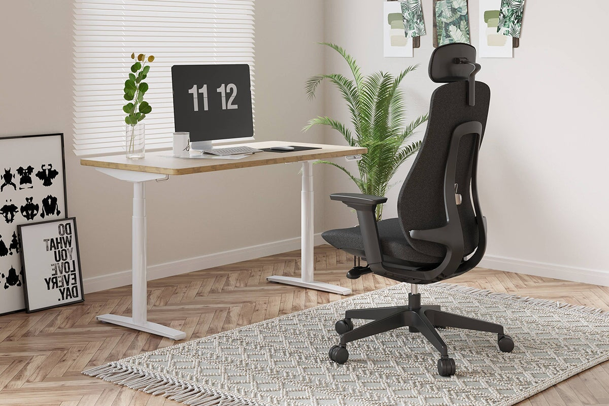 Premium Macaw Executive Fabric Chair - High Back Ergonomic Office Chair for Home & Business - Perfect for Long Hours of Comfortable Work or Study