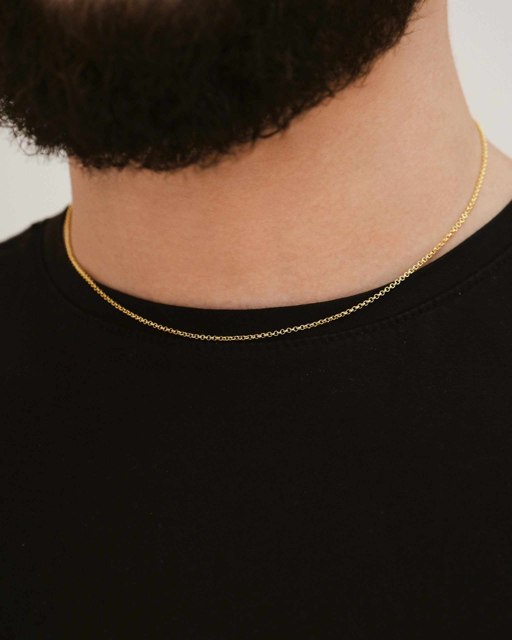Men's Sterling Silver Venetian Chain Necklace - 18